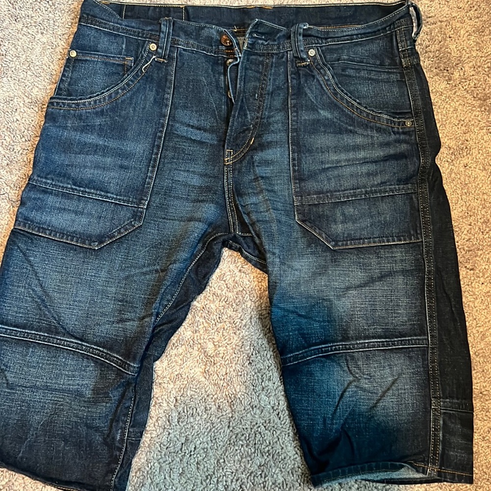 Denim shorts